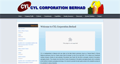 Desktop Screenshot of cylcorporation.com